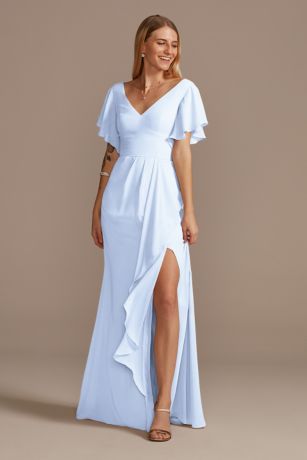 david's bridal light blue